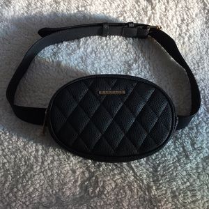 Rampage Black Belted Fanny Pack